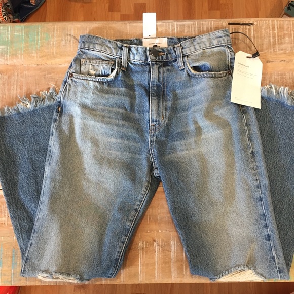 NWT Current/Elliott High Waist Kick Jeans 27 28 32 - Picture 2 of 7